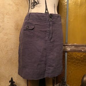 Like New 12 Cynthia Rowley Linen Mini Skirt